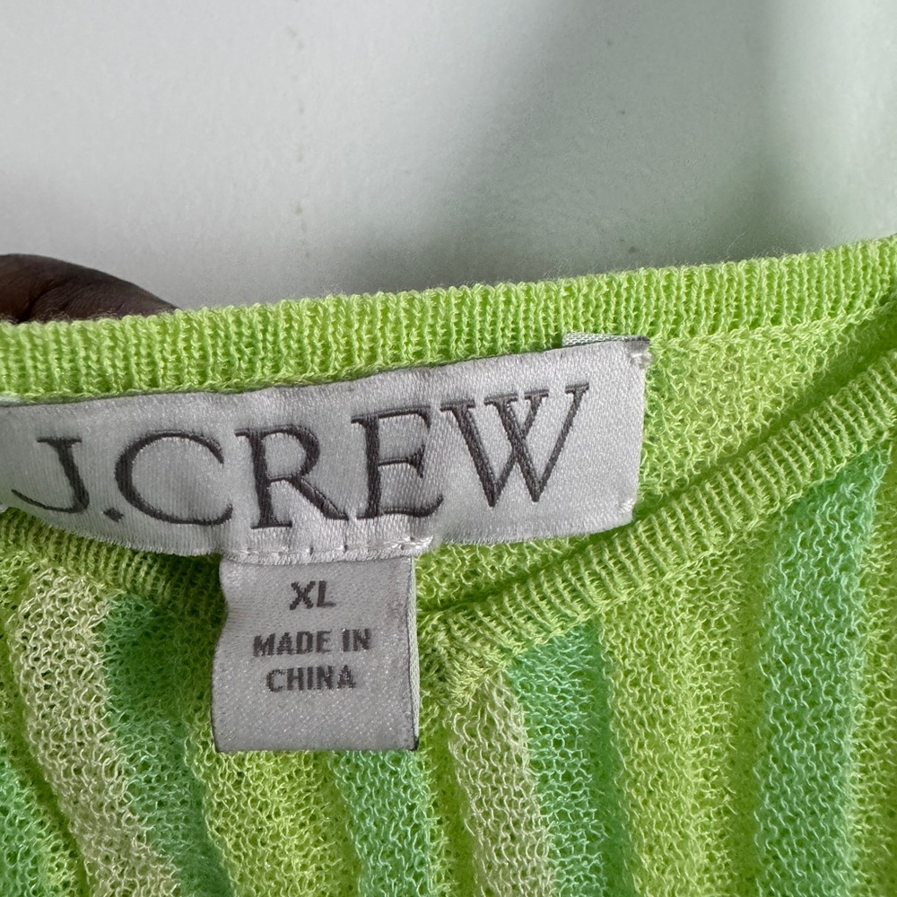 J Crew Limited-edition midi striped sweater-dress Size XL - Picture 3 of 4